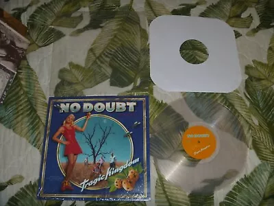 Lot Vinyl Lp Album No Doubt Tragic Kingdom 1995 Clear Rare Original Lyrics Nm • $32