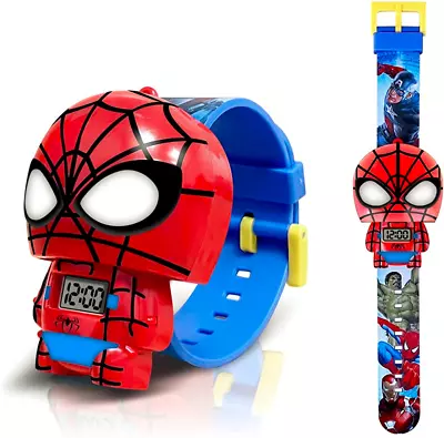 Superhero Kids Watch Kids Digital Watch For Boys Girls Comic Cartoon • $25.36