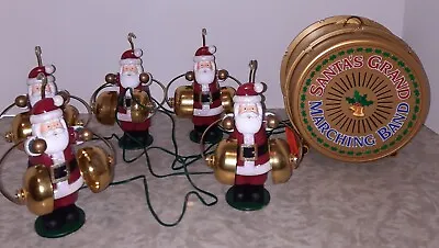 Mr Christmas Five Santas Grand Marching Band Carols Bells • $89.99