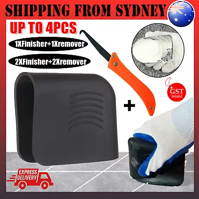 $10.98 • Buy UP 4PCS Caulking Finisher Grout Scraper Hand Caulk Tool Sealant Finishing Tools 