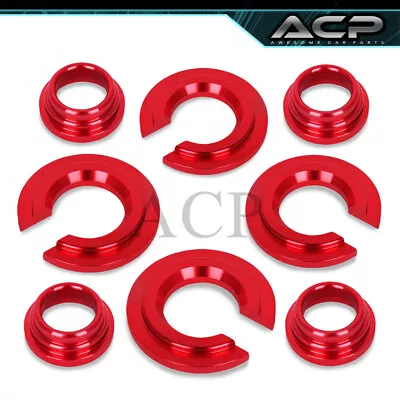 For 89 90 91 92 93 94 95 96 97 98 Nissan 240Sx Subframe Bushing Red Collars • $40.99