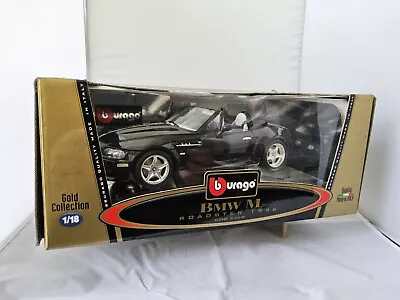 BBURAGO 1:18 Scale - 1996 BMW M ROADSTER (Black) Ref.3359 Boxed Mint • £54