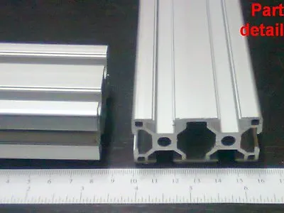 Aluminum T-slot 3060 Extruded Profile 30x60-8 Length 1000mm ( 40 ) 2 Pieces Set • $107