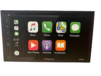 Nakamichi NA6605 6.8 DVD/Media Touchscreen Receiver W/Apple Carplay &Android New • $169