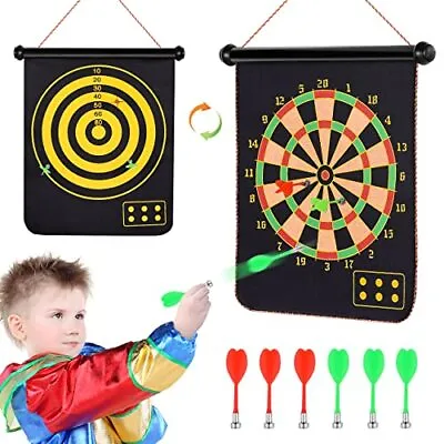 Toys For 3-15 Year Old Boys Kids Dart Board Set Boys Toys Age 3 4 5 6 7 • £17.69