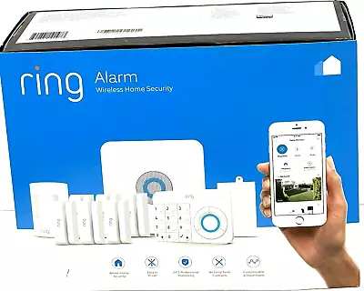 $190 • Buy Ring Alarm Wireless Security Kit Home System - 10 Piece, New