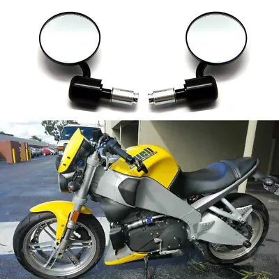 Motorcycle Handle Bar End Side Mirrors 7/8'' For Buell Lightning CityX XB9SX X1 • $25.34