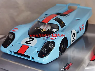 BRM155 1/24 Slotcar Porsche 917K Gulf No. 2 - Team J.W.Automotive Engineering • £126.11