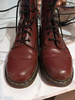 Dr Martens Size 10 Bulls Blood Hardly Worn • £49.99