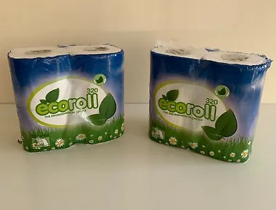 Eco-Roll Quick Dissolving Toilet Tissue Paper 8 X Rolls Caravan Motorhome • £10.95