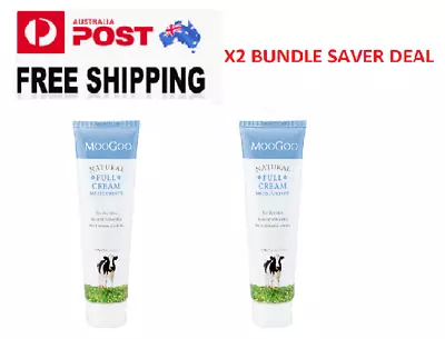 $39.99 • Buy MooGoo Natural Full Cream Moisturiser 200g X2_BUNDLE SAVER DEAL