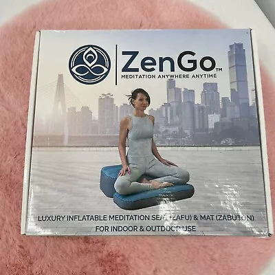 Luxury Inflatable Meditation Seat (Zafu) + Mat (Zabuton) Indoor/Outdoor *NEW* • $120