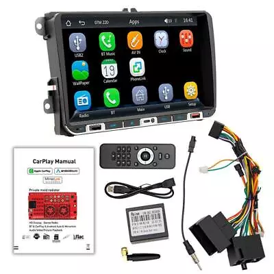 $163.01 • Buy 2Din 9 Car Player Bluetooth FM Radio Parts Stereo Touch Screen Wireless Carplay 
