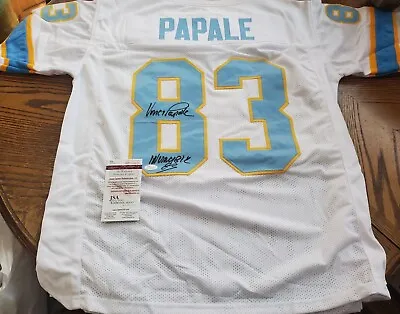 Nice Autographed Football Vince Papale Philadelphia Bell Jersey JSA COA Custom • $144.46