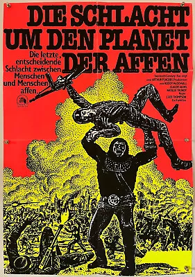 BATTLE FOR THE PLANET OF THE APES Original Vintage 1 Sheet Movie Poster RR 1975 • $89.95