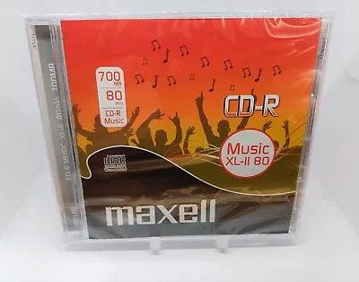 Maxell CD-R80 XL-II 80 Mins Music Audio Blank Recordable Disc CD-R  700 MB NEW • £3.25