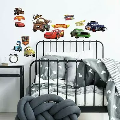 Disney Pixar Cars Piston Cup Champs Peel & Stick Wall Decals By RoomMates RMK... • $22.55