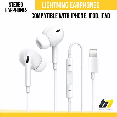 £3.99 • Buy IPhone 5 6 7 8 X XR Bluetooth Handsfree IOS Headphones Stereo Earphones With MIC