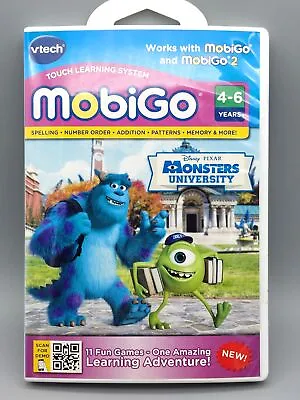 Vtech Disney Pixar Monsters University Mobigo Touch Learning System Game New • $3.59
