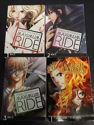 Maximum Ride Manga By James Patterson Illus. Narae Lee Volumes 1-3 Book Lot Of4 • $39.99