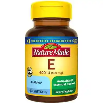 Nature Made Vitamin E 400 Iu (180 Mg) 100 Sgels • $13.48