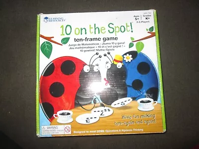 Learning Resources® 10 On The Spot! Ten-frame Math Game Age 5+ • $2.99