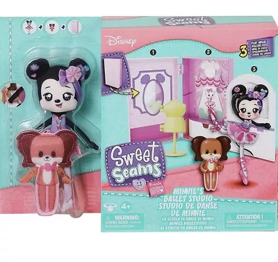 Disney Sweet Seams Minnie's Ballet Studio 6” Soft Rag Doll Deluxe Pack • £17.98