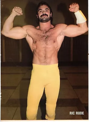 Wccw World Class Championship Wrestling Magazine Page Pinup #4 (1985) Rick Rude • $6.29