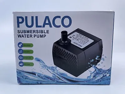 Pulaco Mini Submersible Water Pump PL-128 AC 110-120v/60Hz 5w 95GPH Hydroponics • $8.95
