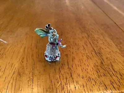 Kirks Folly Thimble Pixie Fairy With Dragonfly Charm • $20
