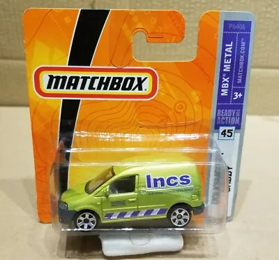 Matchbox Volkswagen Caddy Delivery Van  Incs  Metallic Green  New Carded  • £14.75