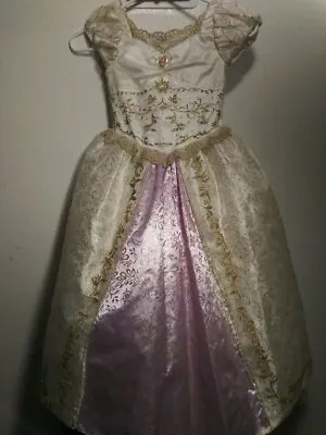 $45 • Buy HALLOWEEN DISNEY STORE Girls PRINCESS RAPUNZEL WEDDING DRESS COSTUME Sz S 5/6