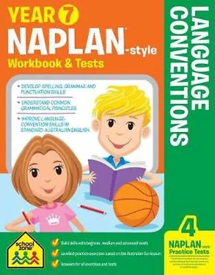 Year 7 NAPLAN*-style Language Conventions Workbook & Tests By Hinkler Pty Ltd... • $9.99