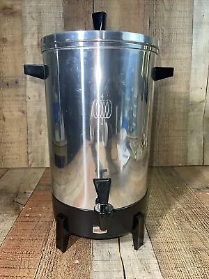 VINTAGE WEST BEND  Aluminum Coffee Percolator  12-30 Cups  #9308 Made In USA • $25