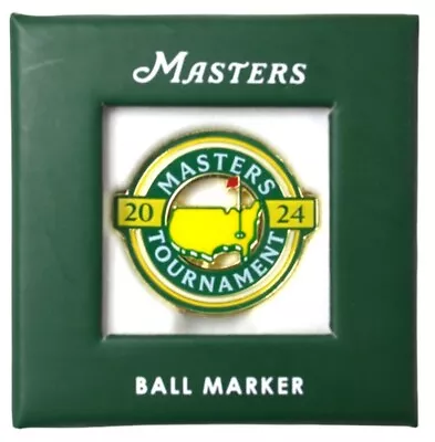 2024 Masters GOLF BALL MARK Marker From AUGUSTA NATIONAL (IN BOX) • $21.95