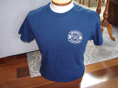 Rare Maui Wailea South Side Station 14 Fire Department T Shirt Size Medium Navy • $34.99