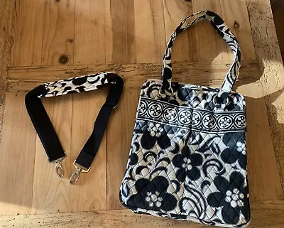 Vera Bradley Day And Night Tote Black And White Floral • $25