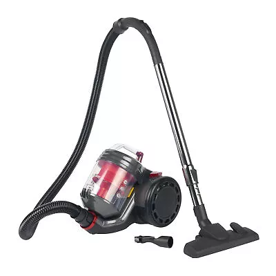 Beldray Cylinder Vacuum Cleaner Bagless Compact Vac Lite 700 W 2 L Black/Red • £47.99