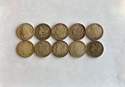 Morgan Silver Dollars Set Of 10 • $365