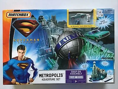 2006 Matchbox Superman Returns Metropolis Adventure Set Snap-On Assembly • $99.99