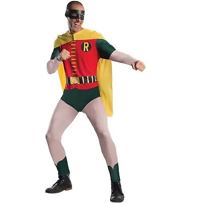 £26.99 • Buy Rubies Official Classic 1966 Robin TV Batman Mens Fancy Dress Costume New