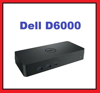 Dell D6000 USB3 UHD Triple 4K Port Replicator Dock Docking Station HDMI 130W • $269