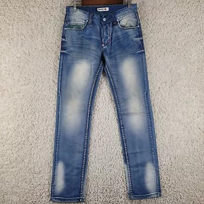 Diesel Industry 78 Jeans Men's Size W31 X L33 Button Fly Italy Denim Stone Wash • $34.88