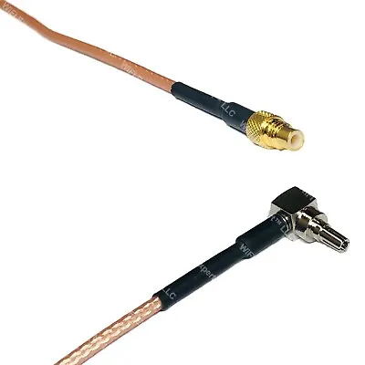 RG316 SMC MALE To CRC9 MALE ANGLE RF Cable Rapid-SHIP LOT • $8.74