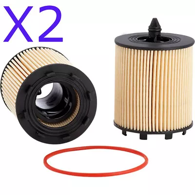 2X Oil Filter Fits R2602P HOLDEN CAPTIVA 2.4L 4CYL PETROL CG SERIES II 2011-ON • $13.30