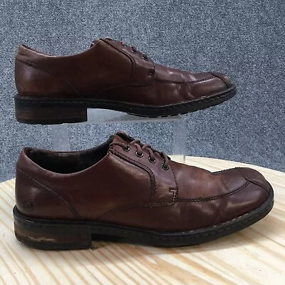 Born Shoes Mens 10.5 M Oxfords Casual M6355 Brown Leather Lace Up Low Tops • $16