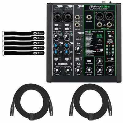 Mackie ProFX6v3 6 Channel Pro Analog Live/Recording Mixer Effects & USB • $189.40