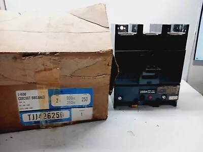 New General Electric Tjj426250 250 Amp Circuit Breaker 2 Pole 600 Vac 250 Vdc • $449.99