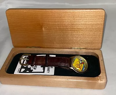 Walt Disney Epcot Limited Edition Wristwatch Only 3000 Made + Original Wood Case • $49