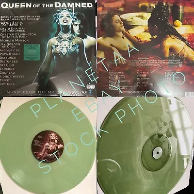 Queen Of The Damned Aaliyah Music Motion Picture Green Colored Etched Vinyl • $350